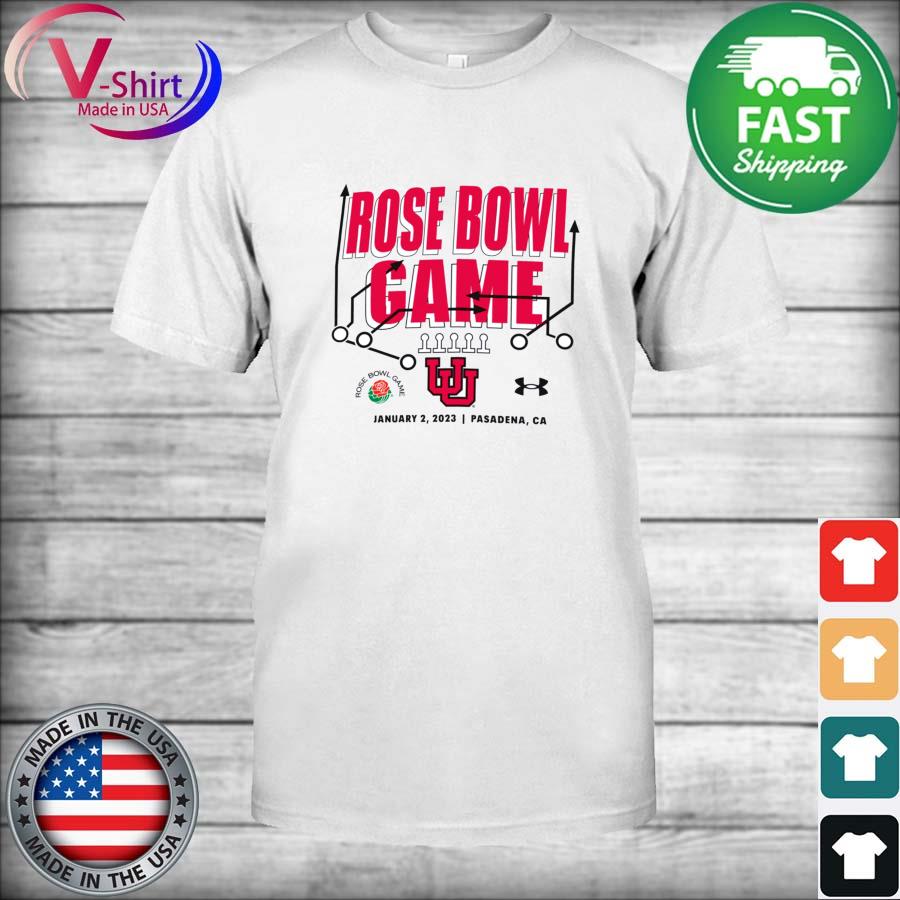2023 Rose Bowl Play Call Under Armour White T-Shirt