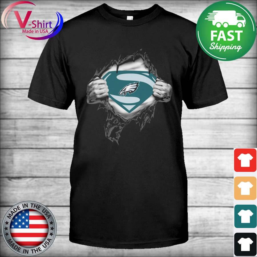 Philadelphia Eagles Insides Me Superman Logo shirt, hoodie