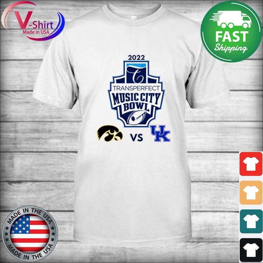 Kentucky vs Iowa 2022 TransPerfect Music City Bowl shirt