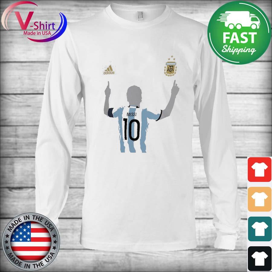 ADIDAS MESSI ARGENTINA 2022 WINNERS TEE (WHITE)