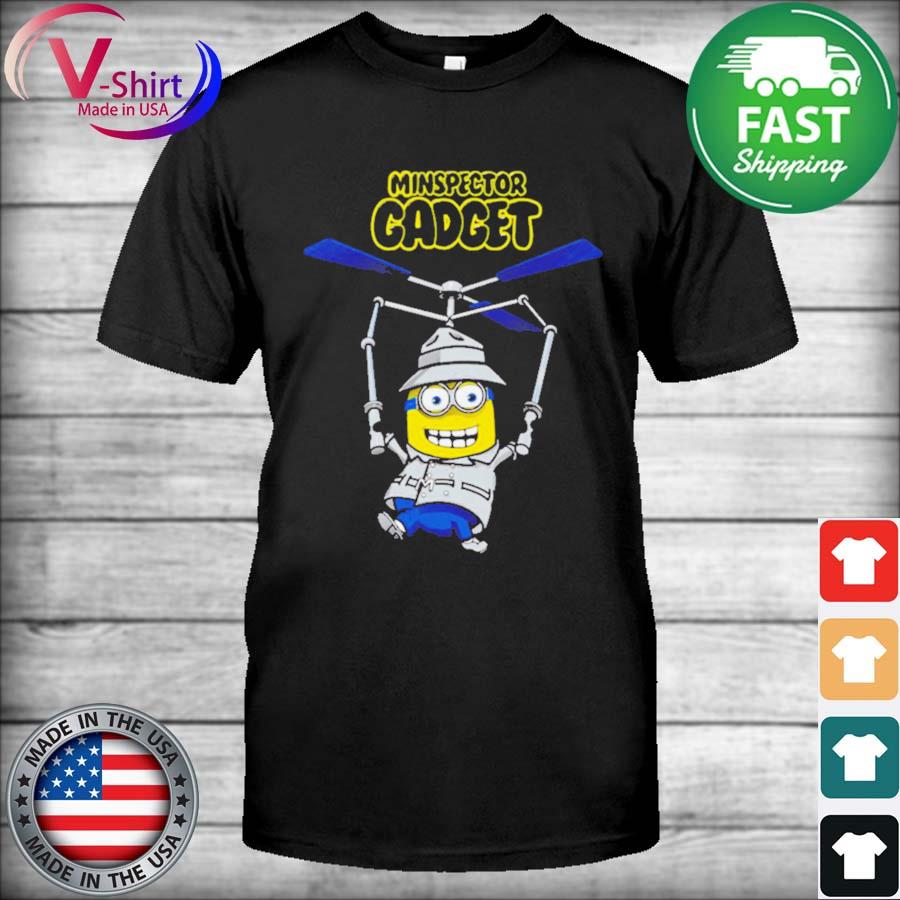 Minspector Gadget Minions And Inspector Gadget shirt, hoodie, sweater, long  sleeve and tank top