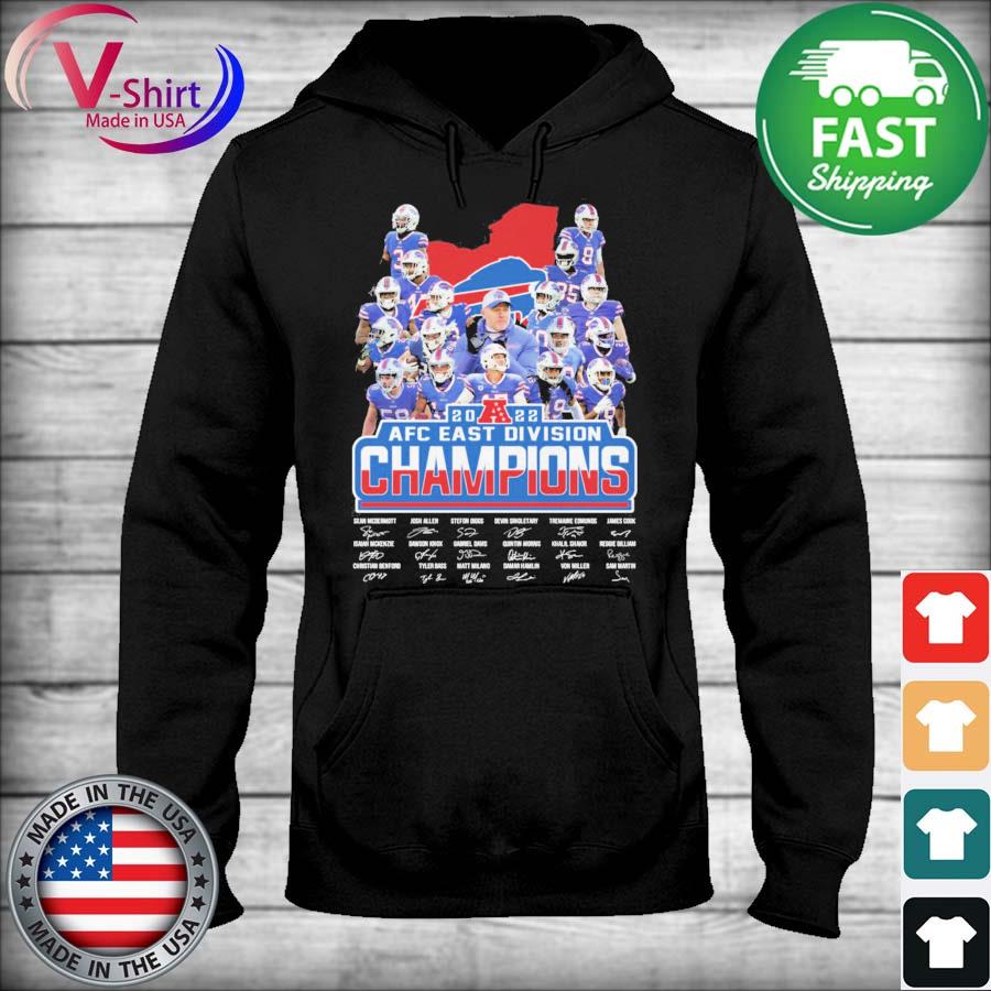 Buffalo Bills Team Football AFC East Division Champions 2022 shirt, hoodie,  sweater, long sleeve and tank top