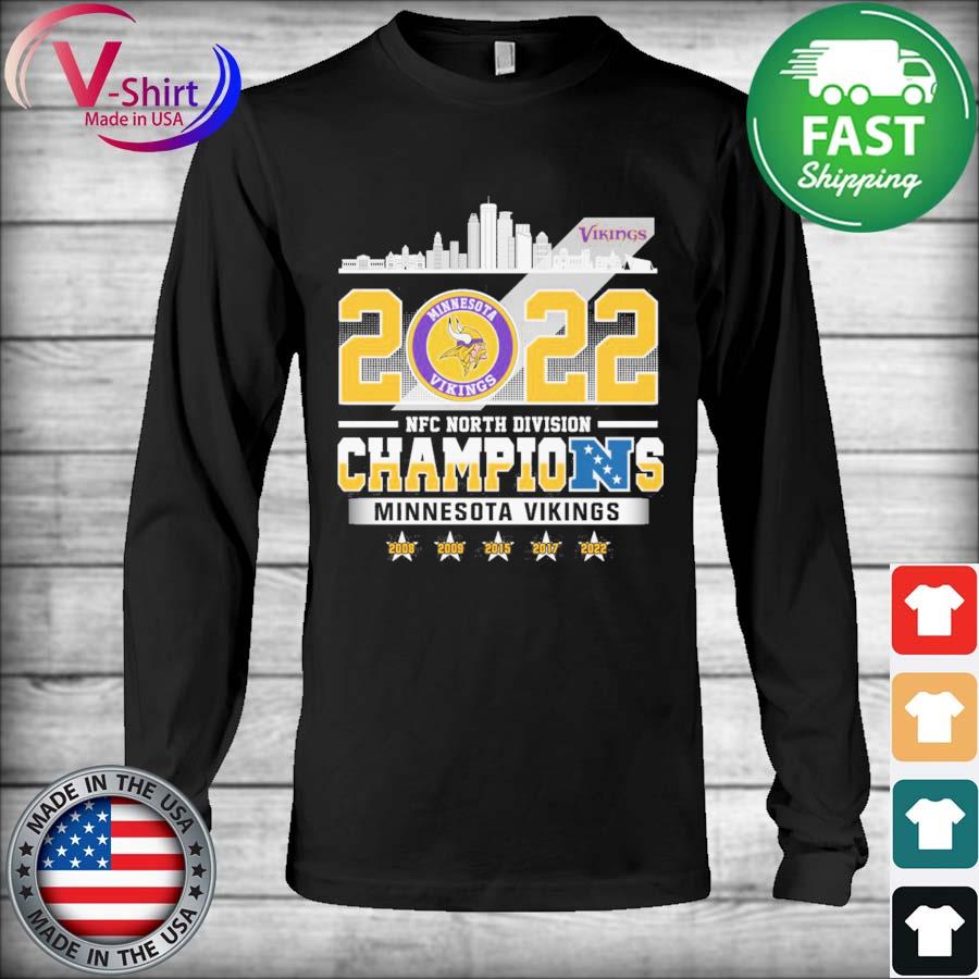 NFL Minnesota Vikings 2008 2022 NFC North Division Champions shirt, hoodie,  sweater, long sleeve and tank top