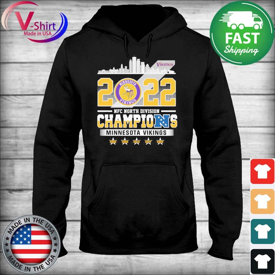 NFL Minnesota Vikings 2008 2022 NFC North Division Champions shirt, hoodie,  sweater, long sleeve and tank top