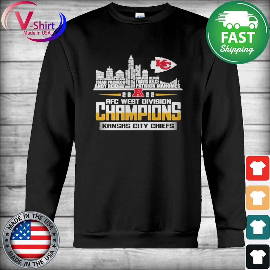 Kansas City Chiefs Player Name Skyline Afc West Division Champions