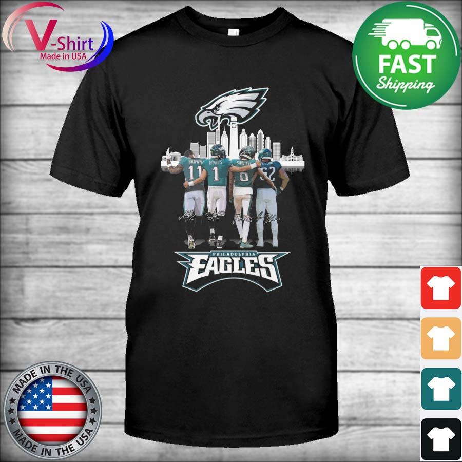 Philadelphia Eagles Jason Kelce - DeVonta Smith - Jalen Hurts Unisex T-Shirt