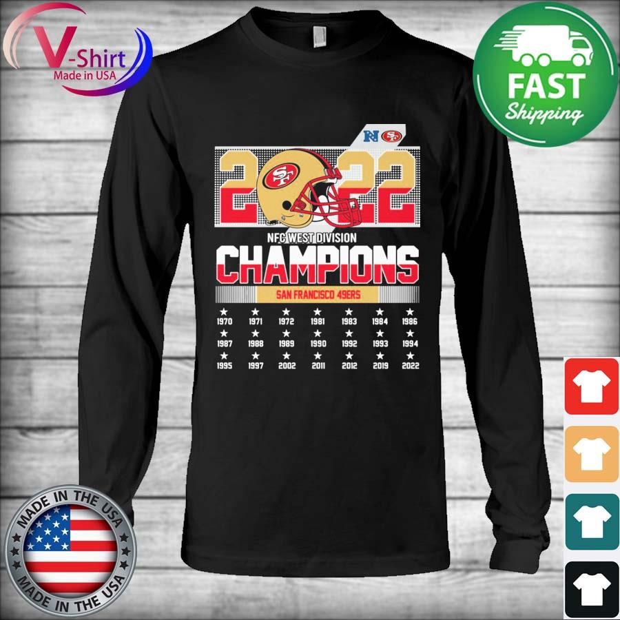 Official San Francisco 49ers NFC west division Champions 2019 shirt, hoodie