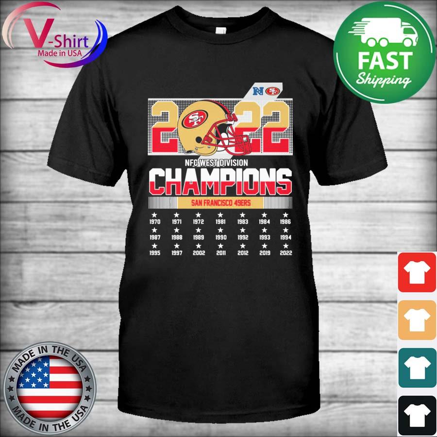 2022 NFC West Division Champions San Francisco 49ers Skyline Shirt -  Limotees