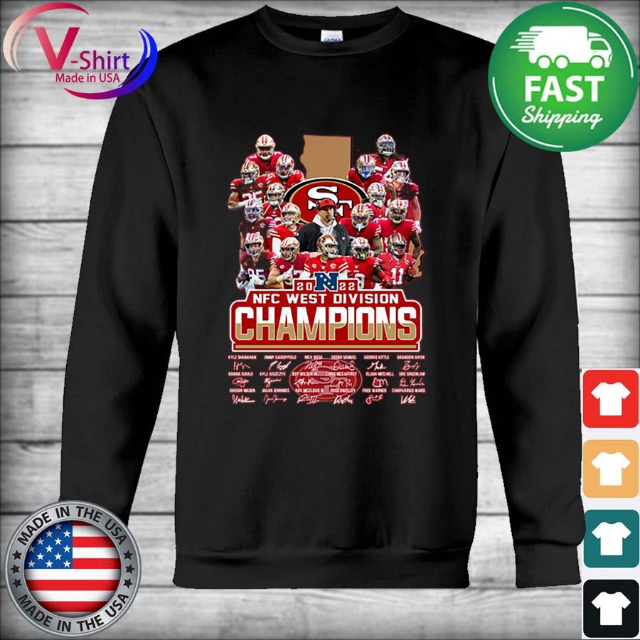 San Francisco 49ers 20 years NFC West Division Champions shirt, hoodie,  sweater, long sleeve and tank top