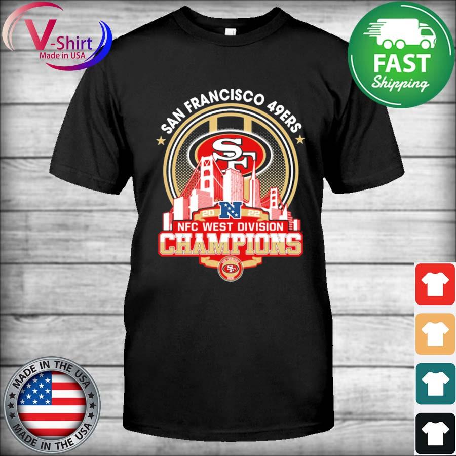 2022 NFC West division champions San Francisco 49ers skyline shirt