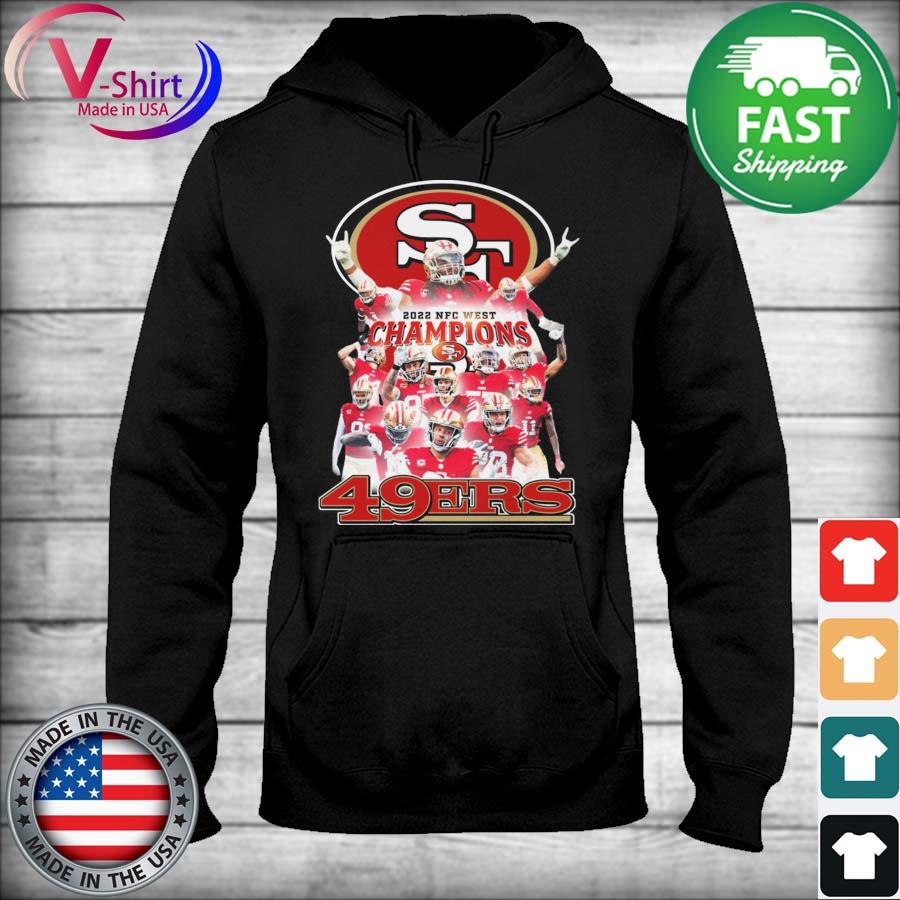 San Francisco 49ers team football 2022 NFC west Champions shirt, hoodie,  sweater, long sleeve and tank top