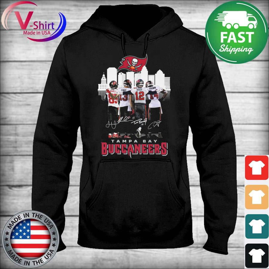 Tampa Bay Buccaneers city Jones Evan Brandy and Goodwin signatures shirt,  hoodie, sweater, long sleeve and tank top