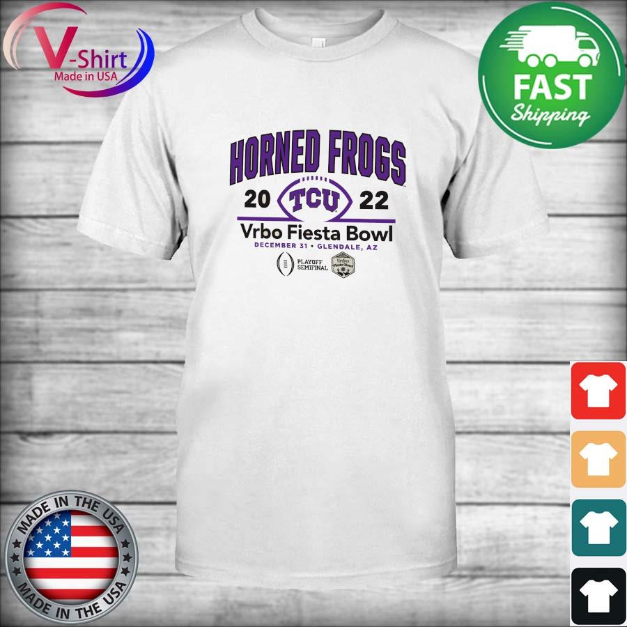 TCU Horned Frogs 2022 CFP Semifinal Vrbo Fiesta Bowl Team Logo shirt