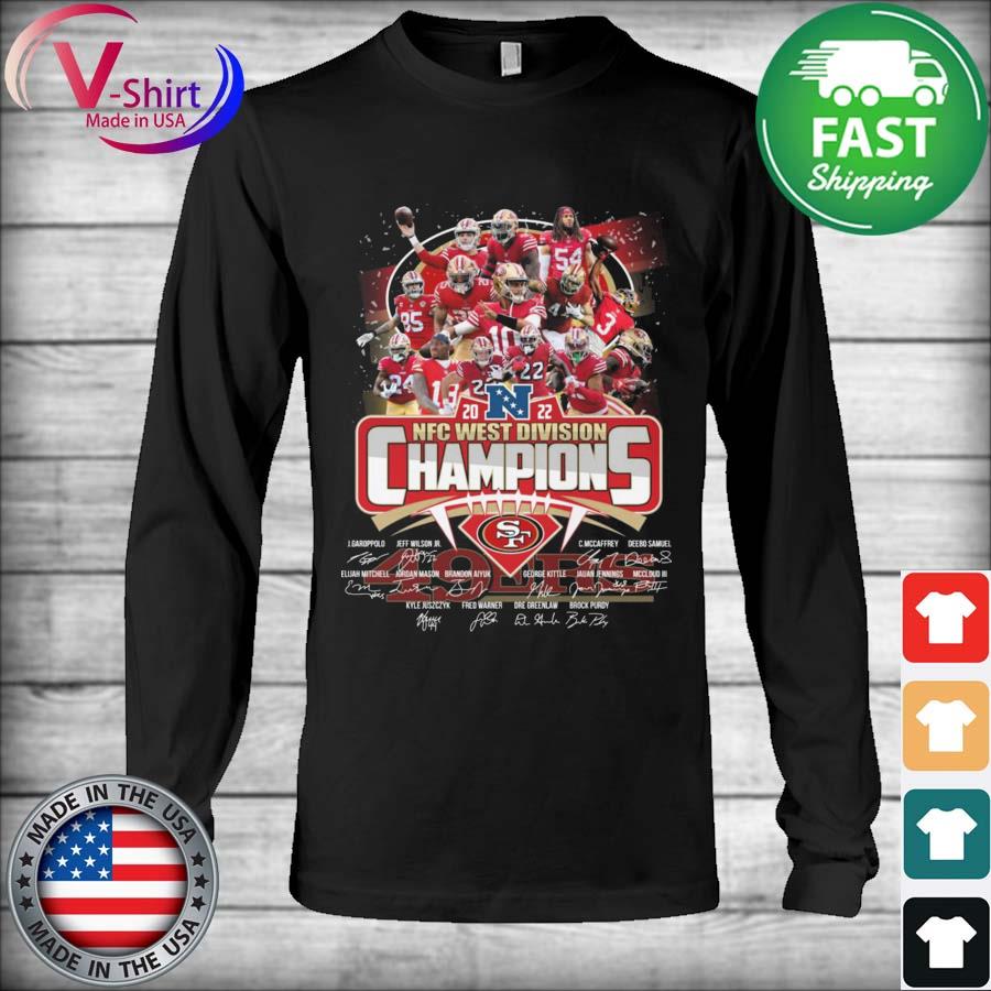 San Francisco 49ers 2022 NFC west division champions shirt, hoodie,  sweater, long sleeve and tank top