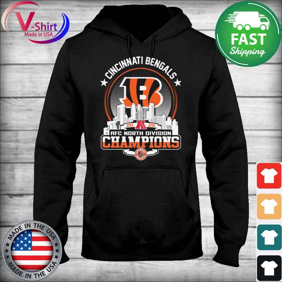 Cincinnati Bengals AFC North Division Champions run the North Champions  shirt, hoodie, sweater, long sleeve and tank top