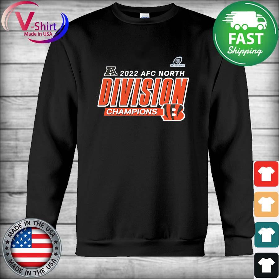 Official 2022 AFC North Division Champions Cincinnati Bengals T-Shirt,  hoodie, sweater, long sleeve and tank top