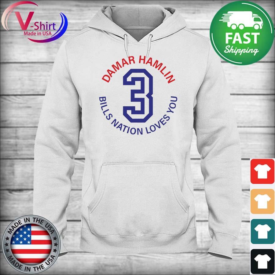 Love For Damar Hamlin Shirt, hoodie, sweater, long sleeve and tank top