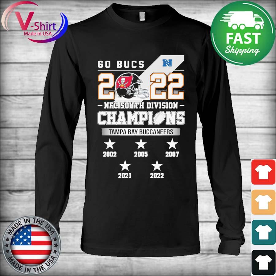 Tampa Bay Buccaneers 2022 NFC South Division Champions Shirt, hoodie,  sweater, long sleeve and tank top