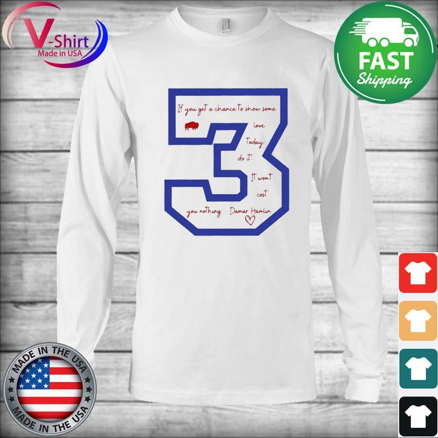 Buffalo Bills damar hamlin T-shirt, hoodie, sweater, long sleeve and tank  top