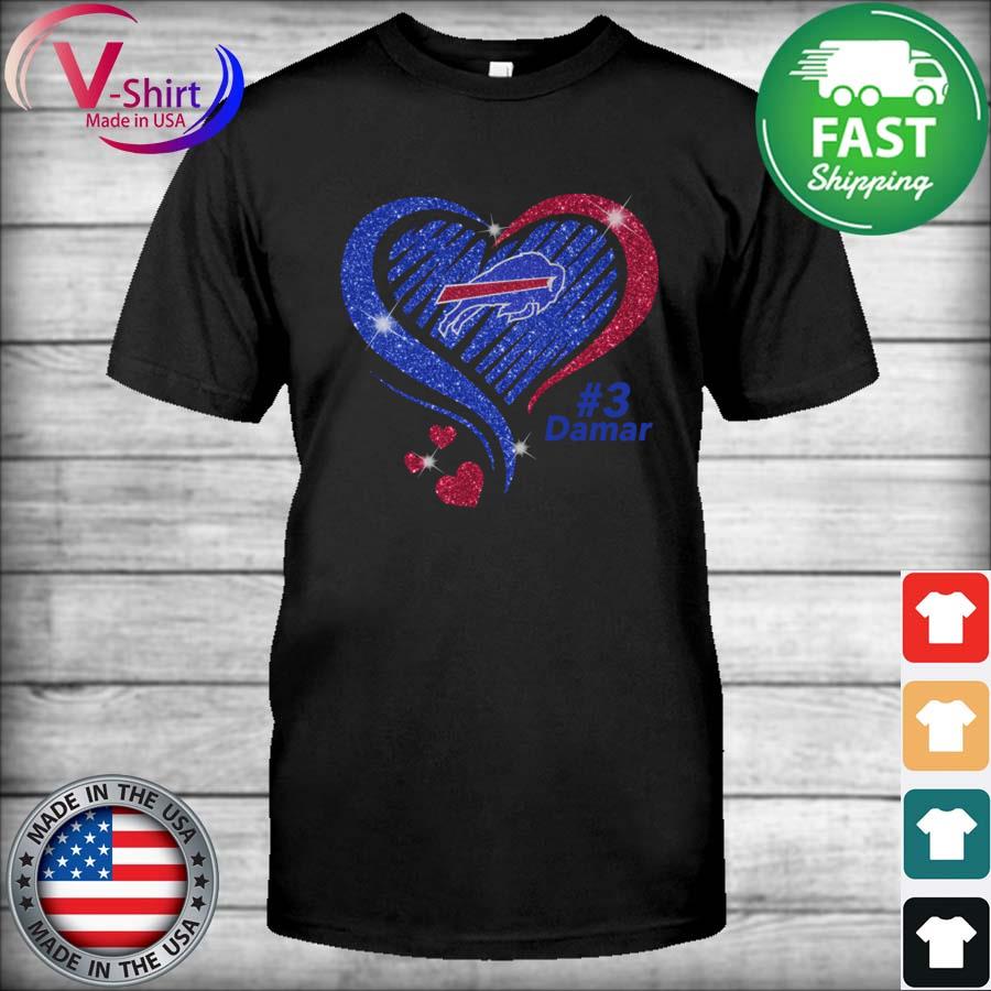 Buffalo Bills Mafia Let's go Bills heart love diamond shirt