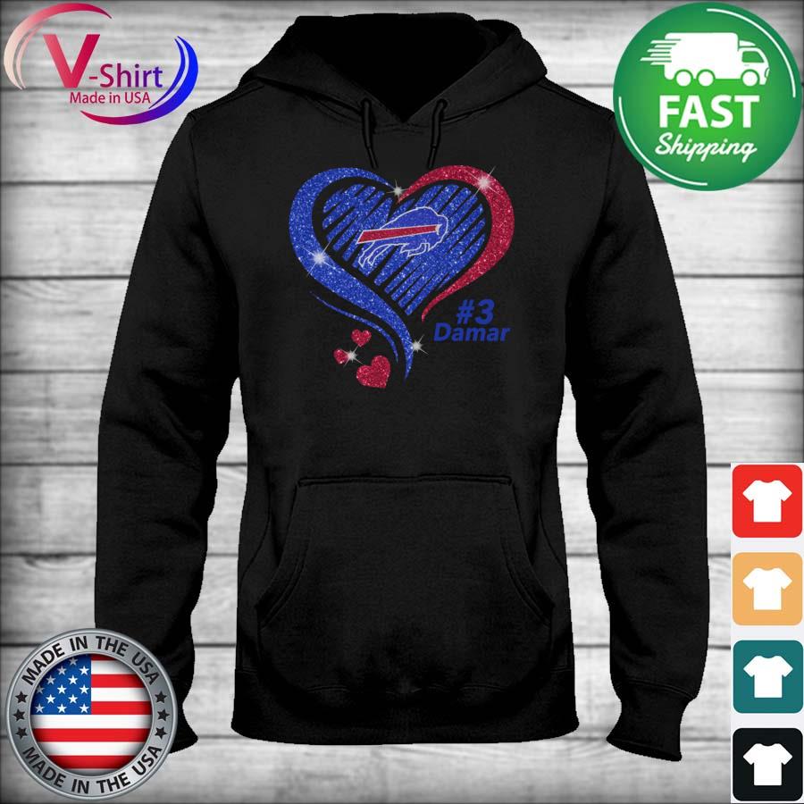 Buffalo damar hamlin strong 3 shirt, hoodie, sweater, long sleeve and tank  top