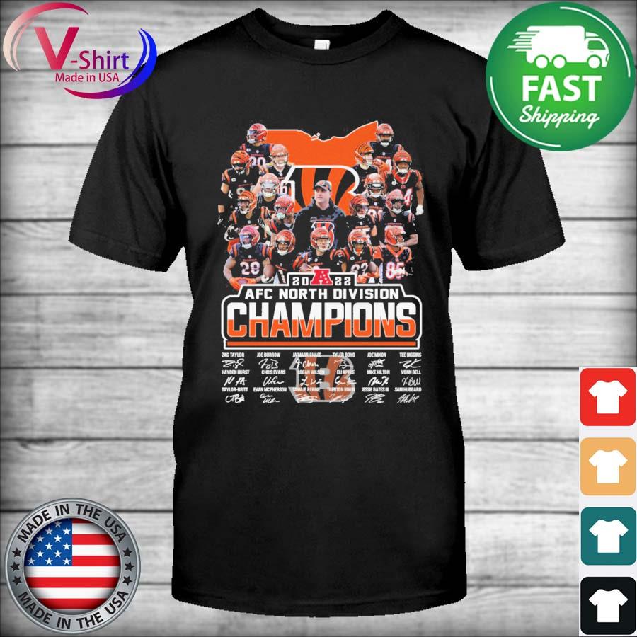 Cincinnati Bengals 2022 Champion AFC North Division Shirt - Jolly Family  Gifts