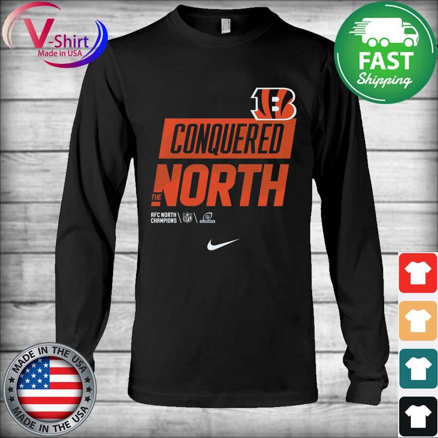 Cincinnati Bengals Conquered The North logo T-shirt