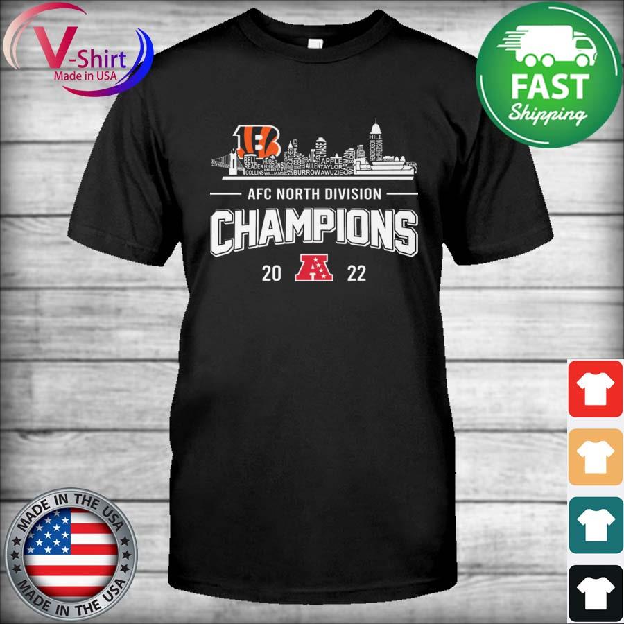 Cincinnati Bengals Team AFC North Division Champions Unisex T