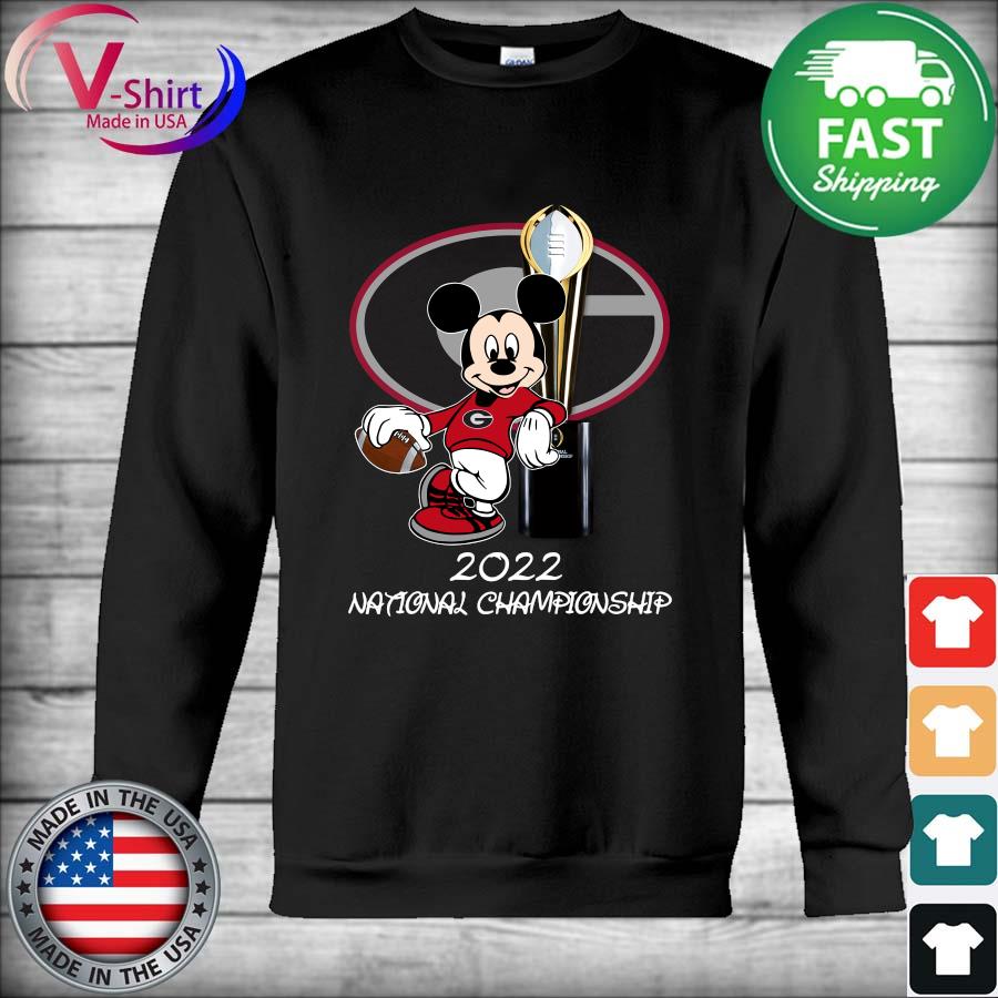 Mickey Mouse Georgia Bulldogs 2022 CFP National Championship Shirt