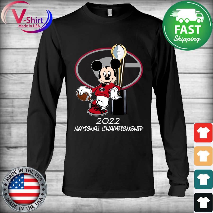 Mickey Mouse Georgia Bulldogs 2022 Cfp National Champions Shirt