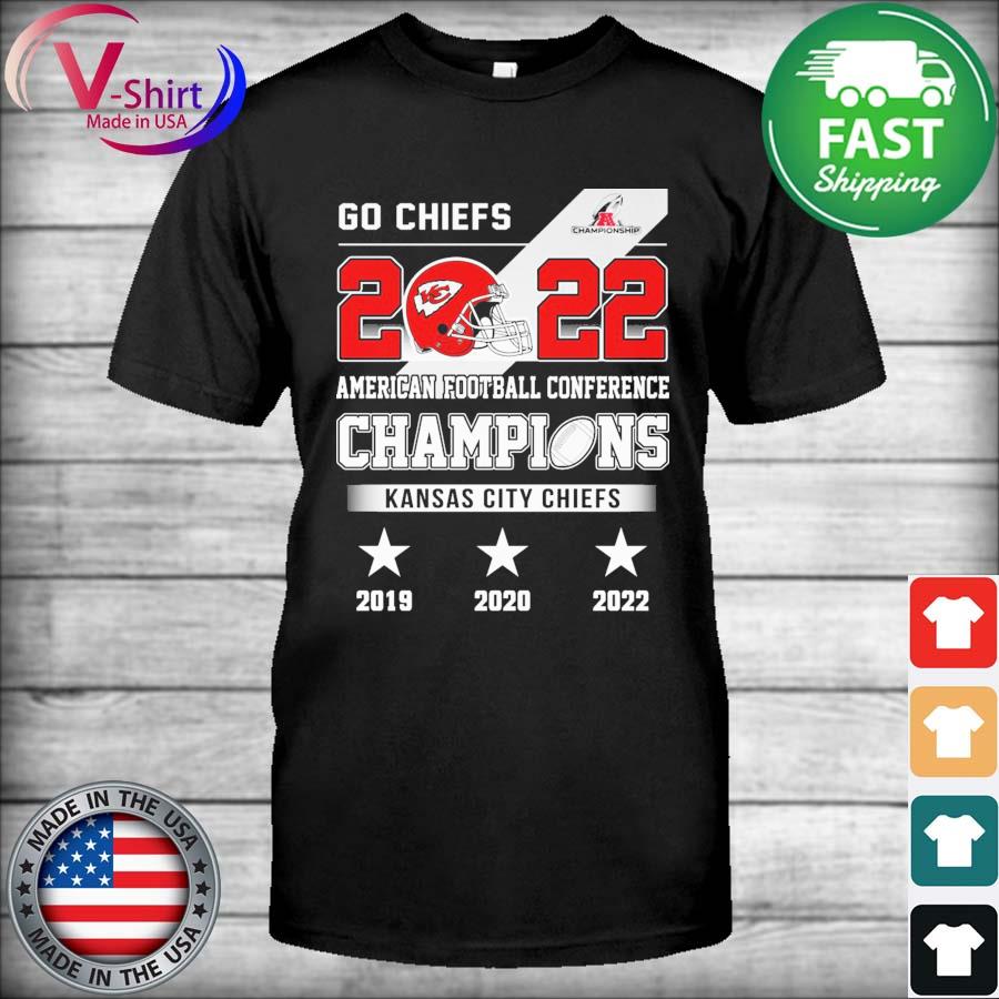 Go Chiefs 2022 American Football Conference Champions Kansas City Chiefs 2019-2022 shirt