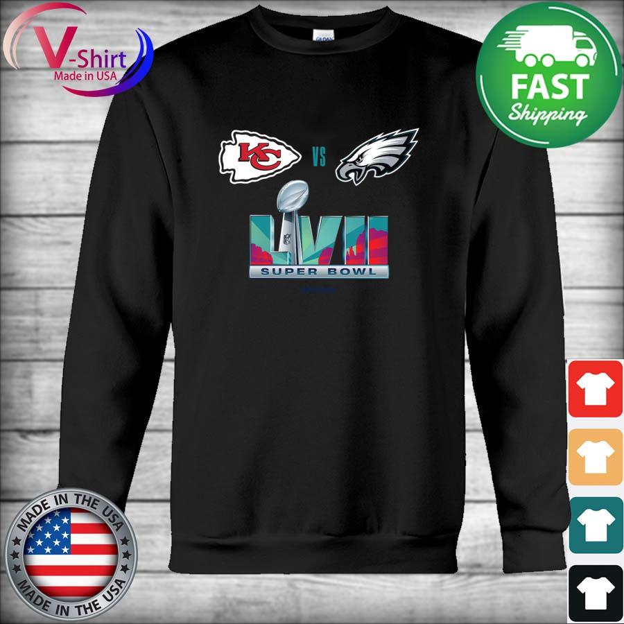 The Philadelphia Eagles Vs Kansas City Chiefs LVII Super Bowl 2023 shirt,  hoodie, sweater, long sleeve and tank top