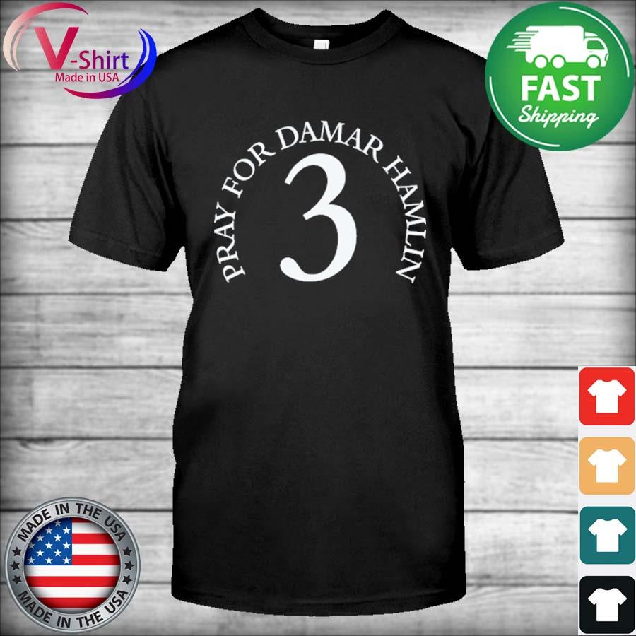 Damar hamlin love for 3 pray for damar hamlin shirt, hoodie, sweater, long  sleeve and tank top