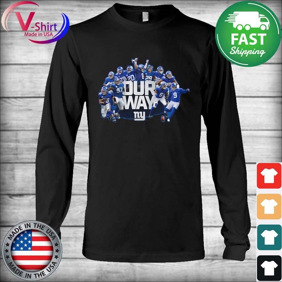 New York Giants team Our Way Player 2023 shirt, hoodie, sweater