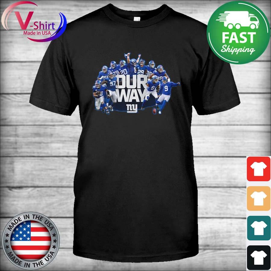 New York Giants team Our Way Player 2023 shirt, hoodie, sweater