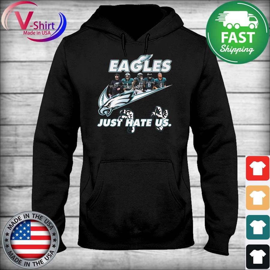 NFL Philadelphia Eagles Nike Just Hate Us Team Signature T-Shirt