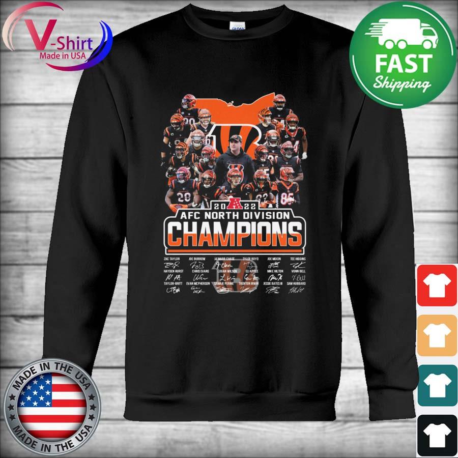 Cincinnati Bengals 2021 AFC Championship Game Champions signature T-shirt,  hoodie, sweater, long sleeve and tank top