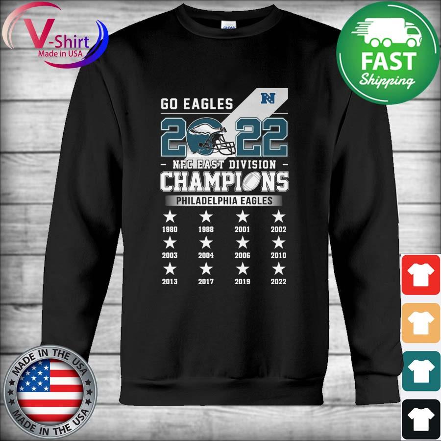 Original philadelphia eagles 2022 nfc east division champions 1980 2022  shirt, hoodie, sweater, long sleeve and tank top