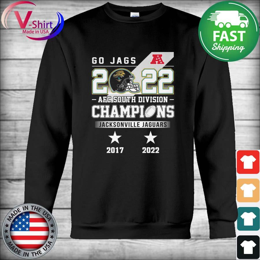 Jacksonville Jaguars Go Jags 2022 AFC South Division Champions Shirt -  Teespix - Store Fashion LLC