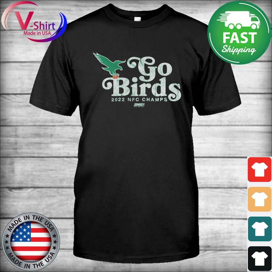 Philadelphia Eagles Go Birds 2022 Nfc Champs T-shirt