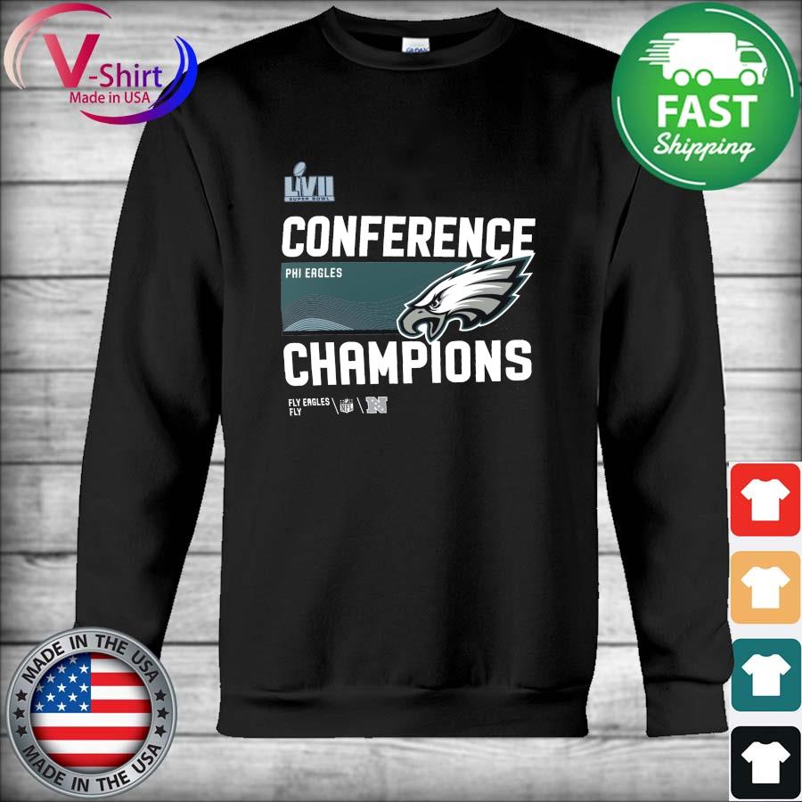 Official Philadelphia Eagles Nike 2023 NFC Champions New T-Shirt