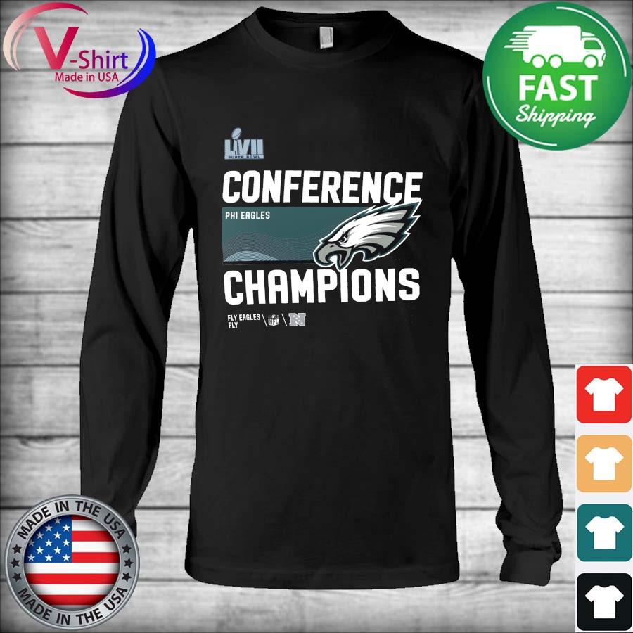 Official Philadelphia Eagles Nike 2023 NFC Champions New T-Shirt