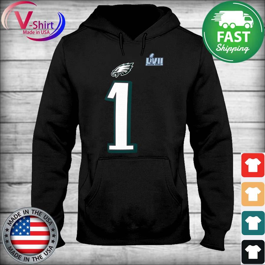 Philadelphia Eagles Jalen Hurts Super Bowl LVII Black Golden