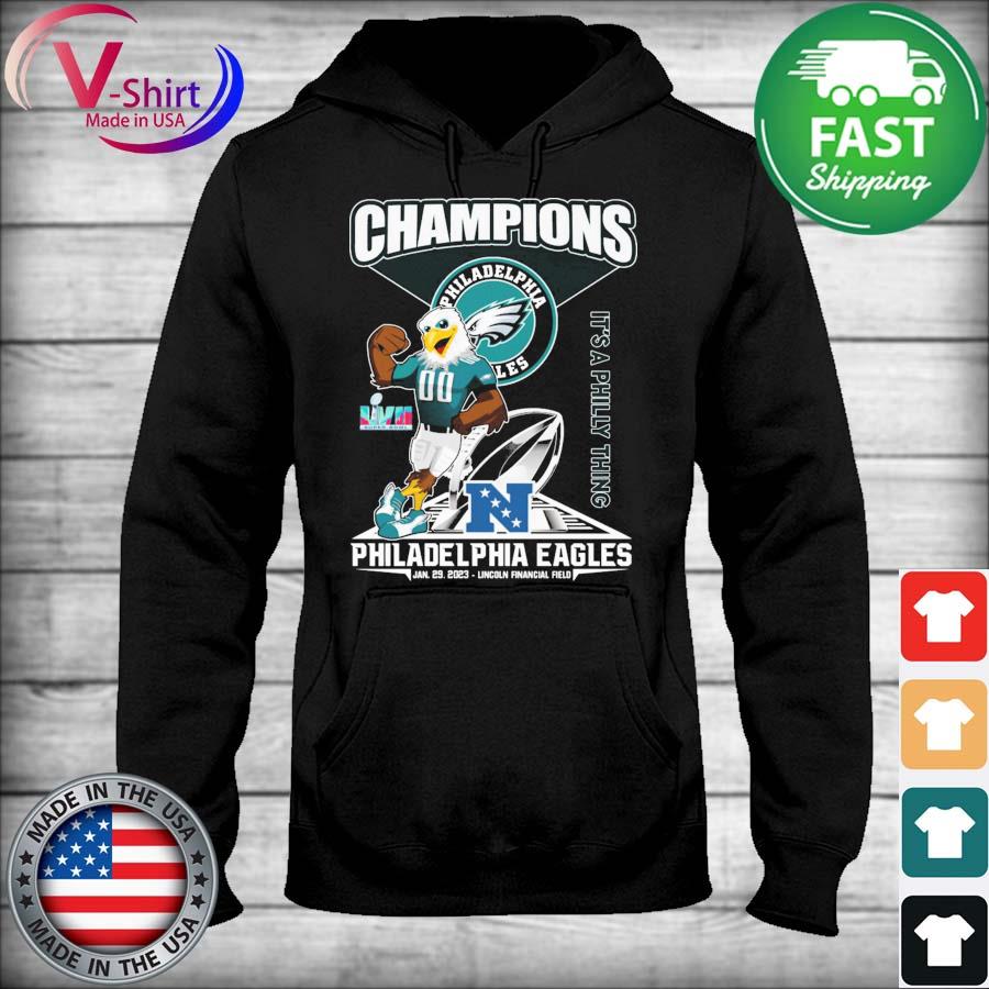 It's a Philly thing NFL Philadelphia Eagles Football Super Bowl LVI  Champions signatures shirt, hoodie, sweater, long sleeve and tank top