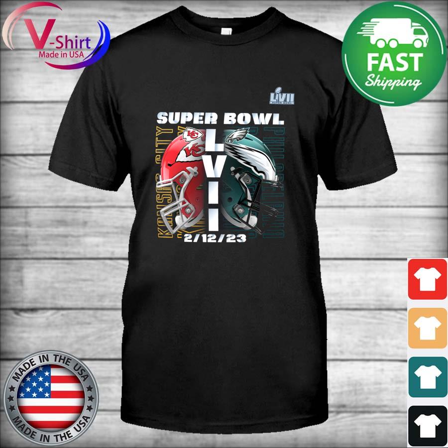 Super Bowl 2023 LVII Shirt, Kansas City Chiefs Vs Philadelphia