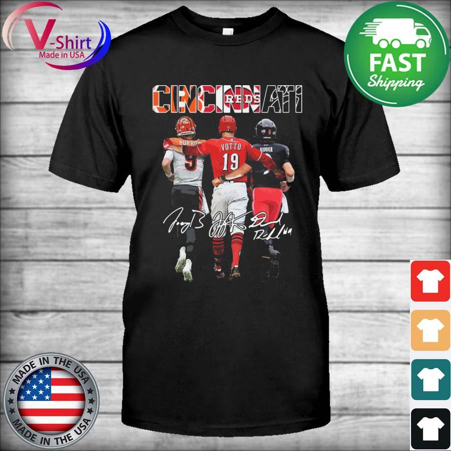 Cincinnati Bengals Who Dey Chase Burrow Mixon Signatures Unisex Shirt