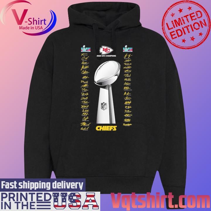 AFC Champions Kansas City Chiefs Signatures shirt, hoodie, sweater, long  sleeve and tank top