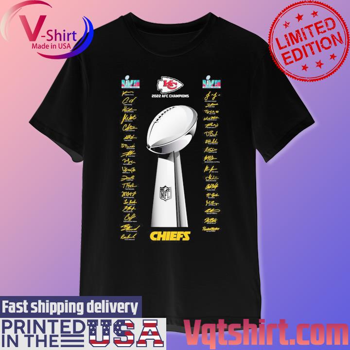 AFC Champions Kansas City Chiefs Signatures shirt, hoodie, sweater, long  sleeve and tank top