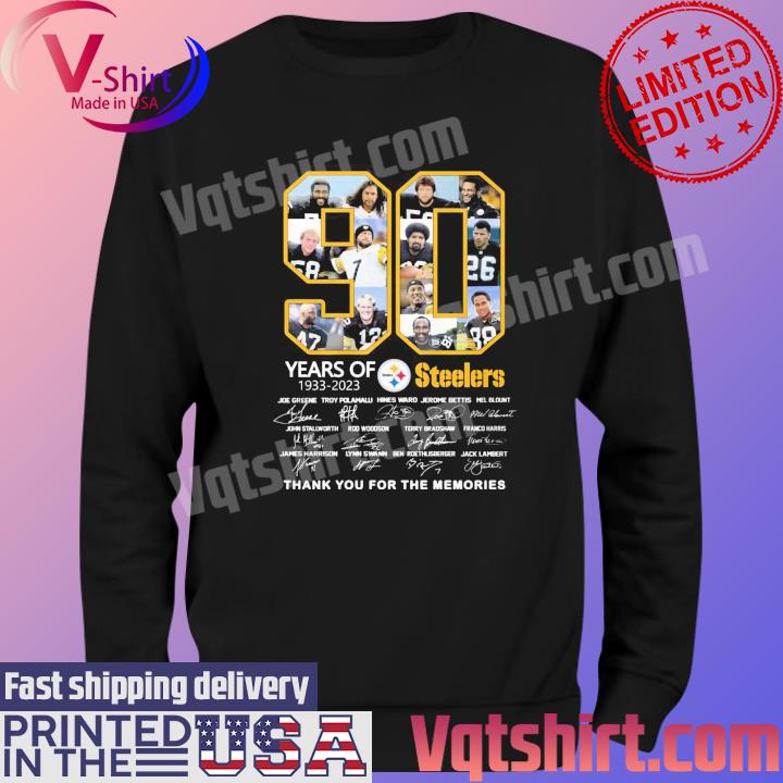 Pittsburgh steelers 90th anniversary 1993 2023 stadium here we go shirt -  Limotees