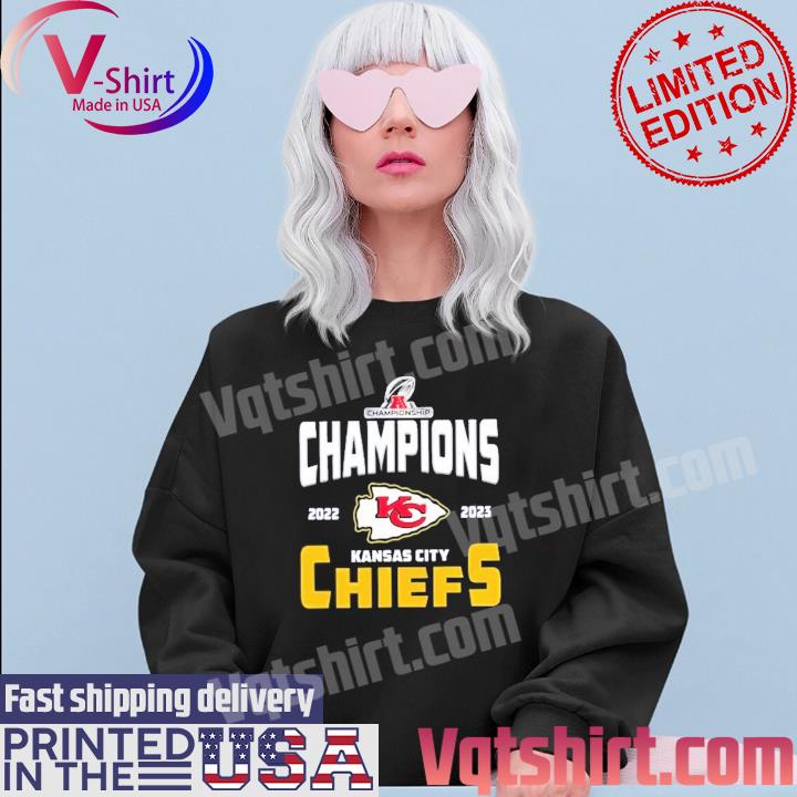 Kansas city Chiefs 2022-2023 afc champions go Chiefs shirt, hoodie,  sweater, long sleeve and tank top